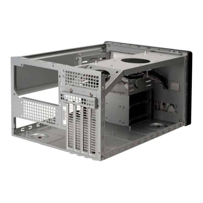 (image for) Silverstone SG02B-F USB3.0 Sugo Black Cube Quiet micro-ATX-ITX Case